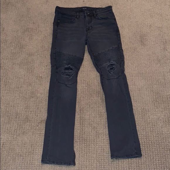 black ripped jeans mens pacsun